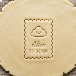 Emporte-pièce Petit Beurre Nuage personnalisable