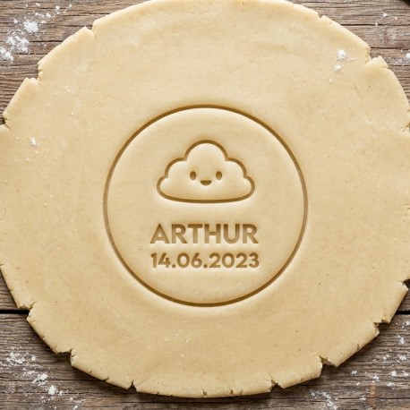 Emporte-pièce Nuage sourire personnalisé