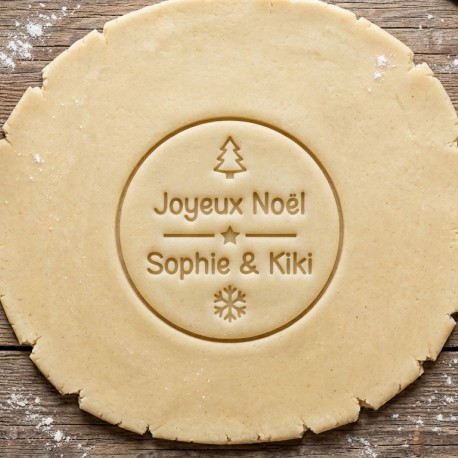 Petit Beurre "Joyeux Noël" cookie cutter with christmas tree