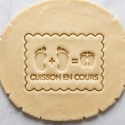 Baby feet beurre cookie cutter