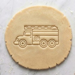 Fireman truck cookie cutter