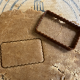 Dog paw Petit Beurre Custom cookie cutter with name - Personalized