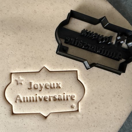 Emporte-pièce Joyeux Anniversaire