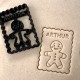 Dog paw Petit Beurre Custom cookie cutter with name - Personalized