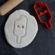 Kawaii Popsicle cookie cutter