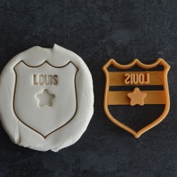 Custom Police insigne cookie cutter - Personalized