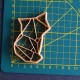 Fox Origami cookie cutter