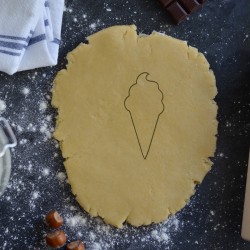 Italian Ice-Cream cookie cutter