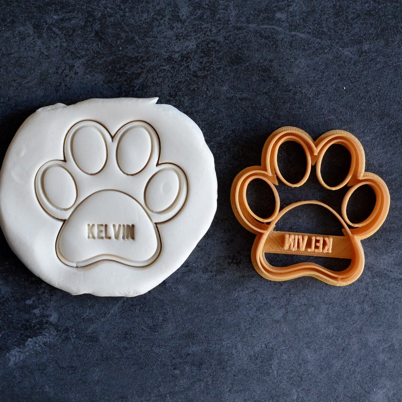 Lot De 4 Emporte-pièces En Forme De Patte De Chien – Acier Inoxydable – Idéal Pour Biscuits Et Activités Enfants