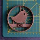 Custom Bird cookie cutter with name - Personalized