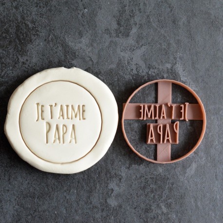 Emporte-pi&egrave;ce Je t'aime Papa