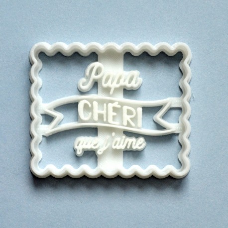 Emporte-pi&egrave;ce Petit Beurre Papa Ch&eacute;ri