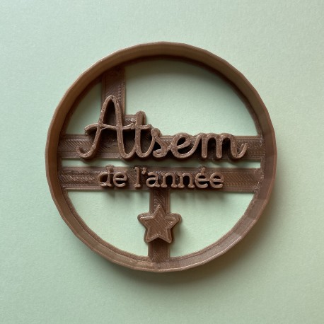 Emporte-pi&egrave;ce Atsem de l'ann&eacute;e