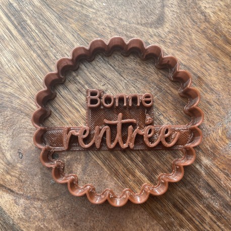 Emporte-pièce Bonne rentrée - Cercle Festonné