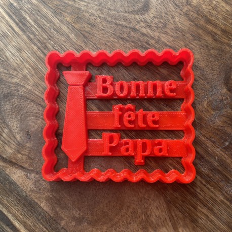 Emporte-pi&egrave;ce Petit Beurre Bonne f&ecirc;te Papa cravate