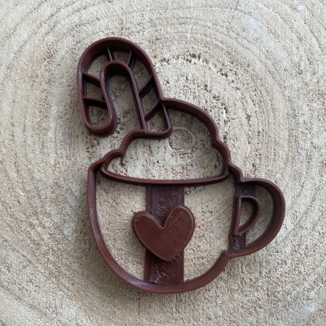 Emporte-pièce Tasse Goûter de Noël