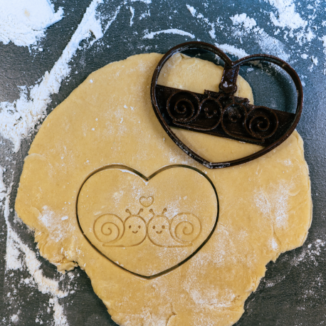 Emporte-pi&egrave;ce Escargots Amoureux