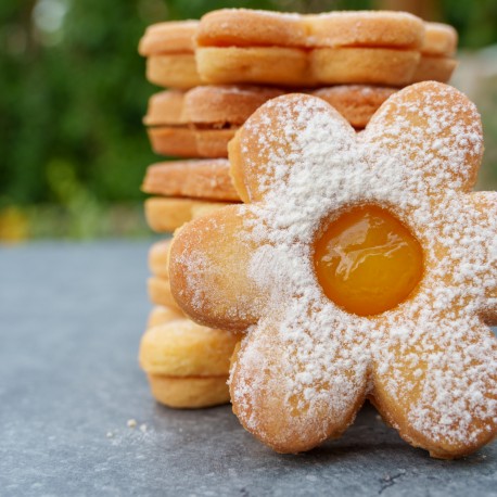 Emporte-pi&egrave;ce Fleur pour biscuits Fourr&eacute;s