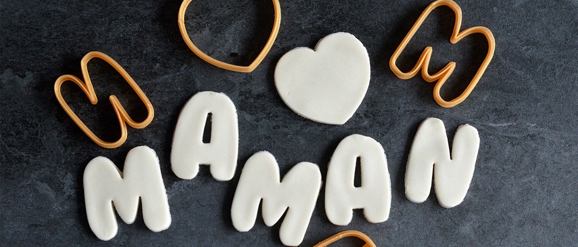 Mother's day cookie cutter