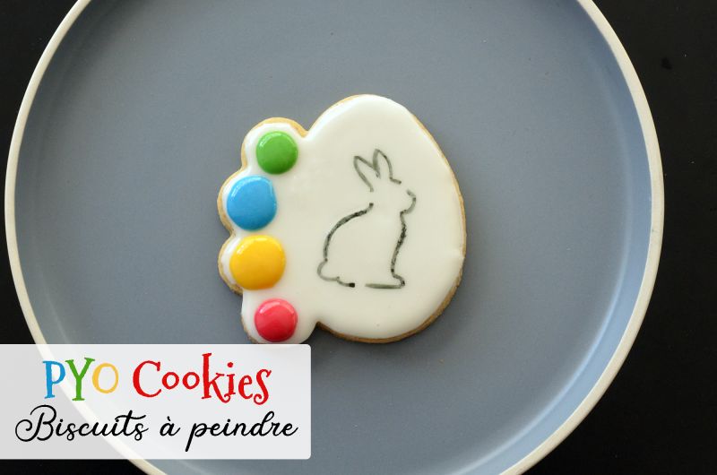 PYO Cookies - Biscuits à peindre - Paint Your Own Cookie