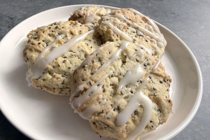 Cookies au citron et graines de chia