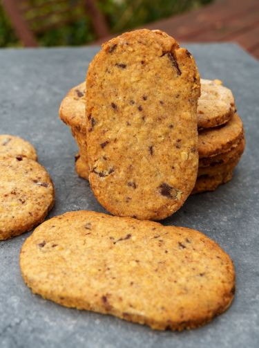 Biscuits avoine, miel et chocolat, une recette saine et gourmande