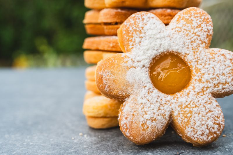 Sabl&eacute;s Fleurs au citron