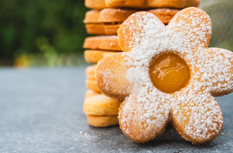 Sabl&eacute;s Fleurs au citron