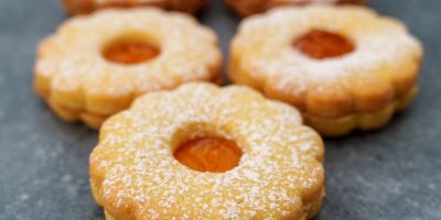 Galettes fourr&eacute;es &agrave; l'abricot