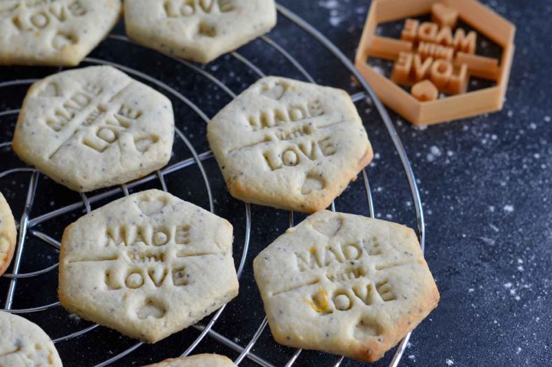 Sabl&eacute;s citron et graine de pavot