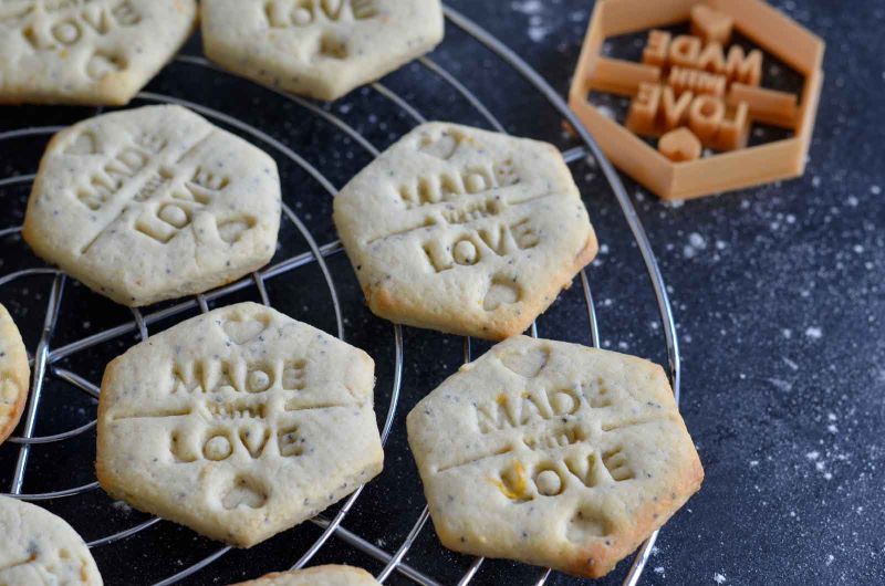 Sablés citron et graine de pavot