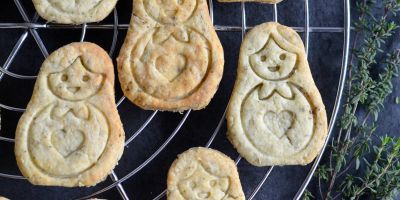 Sablés au thym et au romarin