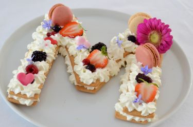 Number Cake et Letter Cake, un dessert léger et gourmand à la fois.&nbsp;