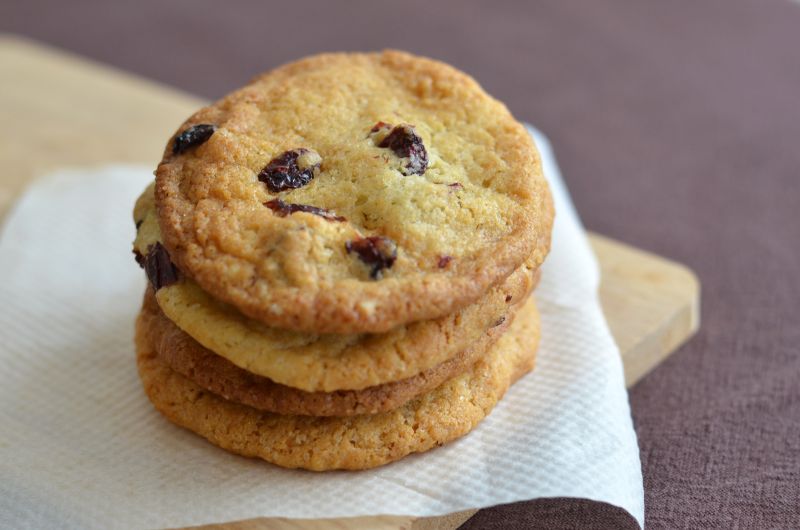 Cookies aux cranberries