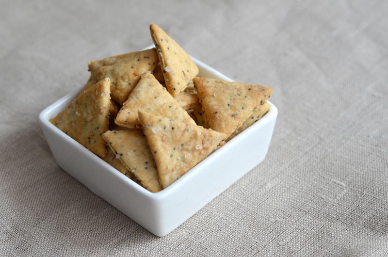 Crackers au pavot et au sésame