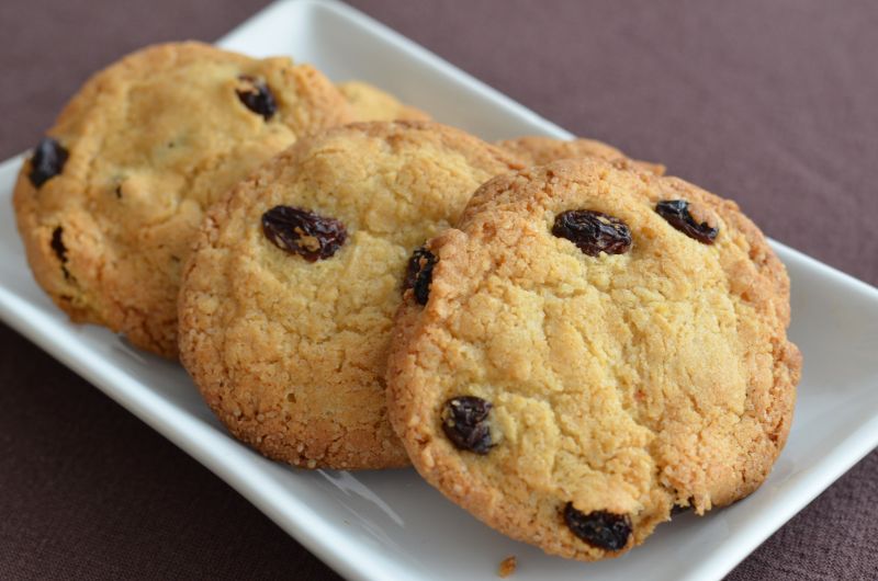 Cookies aux raisins secs