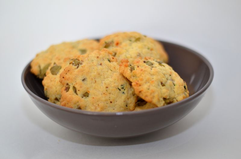 Cookies aux olives et romarin