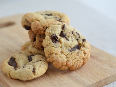Cookies aux pépites de chocolat sans gluten