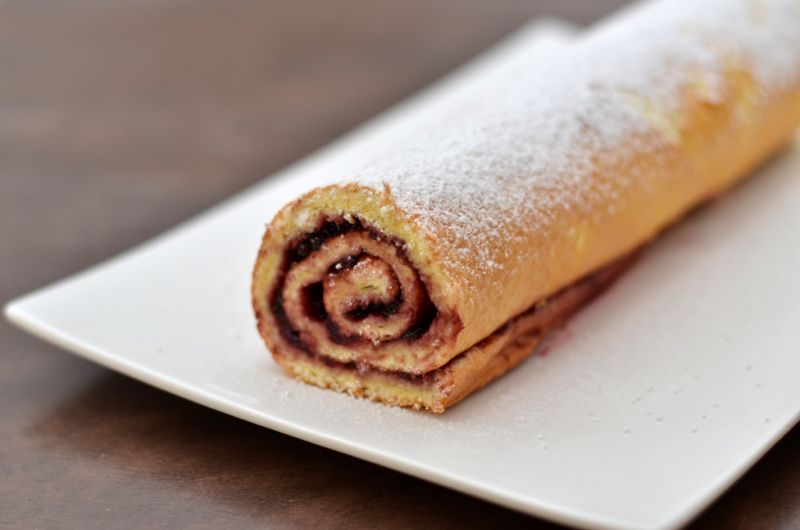 Roulé à la confiture