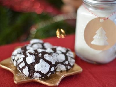 Crinkles au chocolat - Cookies Craquelés - Noël