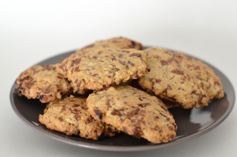 Cookies aux flocons d'avoines et pépites de chocolat