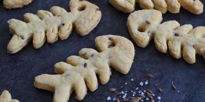 Sablés salés aux graines de lin et de cumin